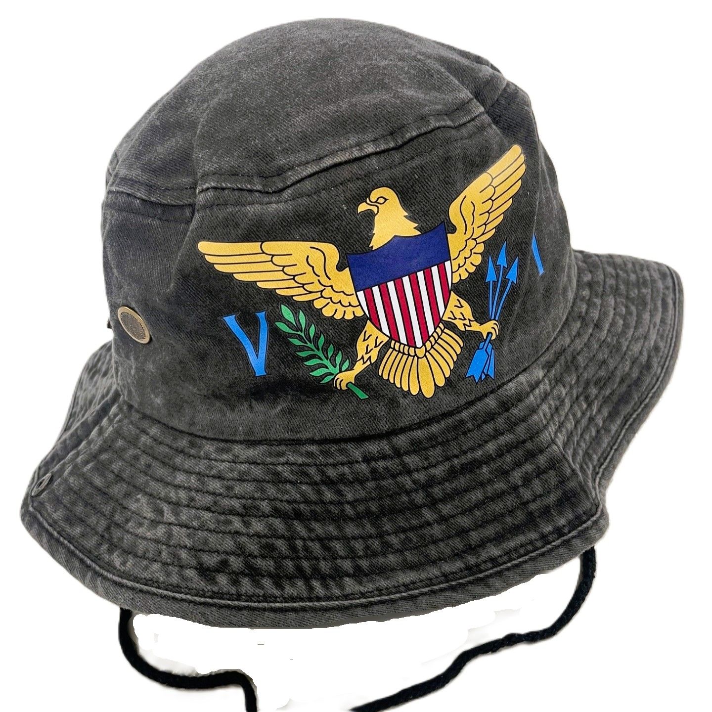 OS VI Flag Bucket Hat Charcoal