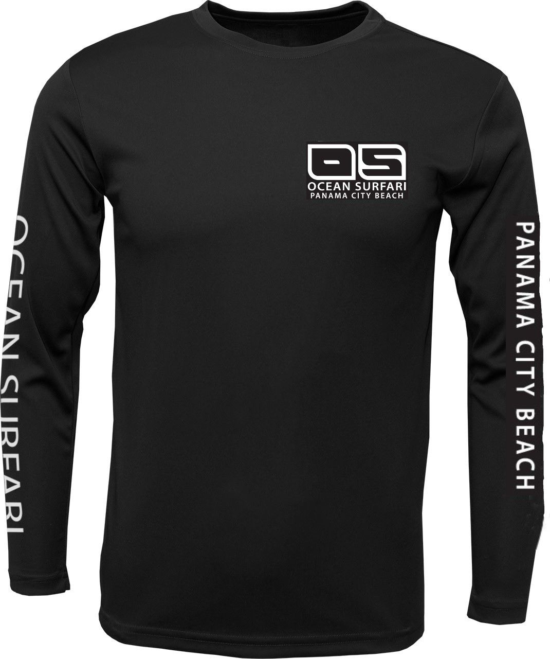 OS PCB SPF 50+ Performance Men&#39;s LS Black