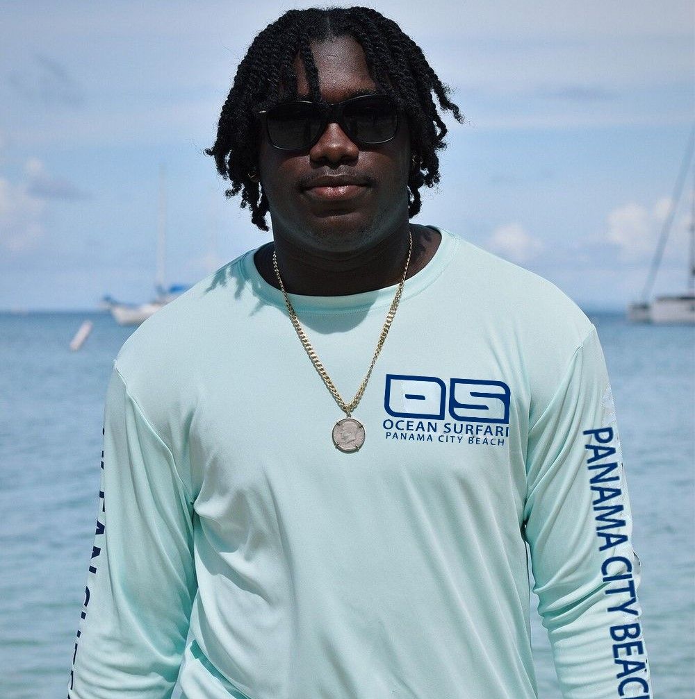 OS PCB SPF 50+ Performance Men&#39;s LS Seafoam