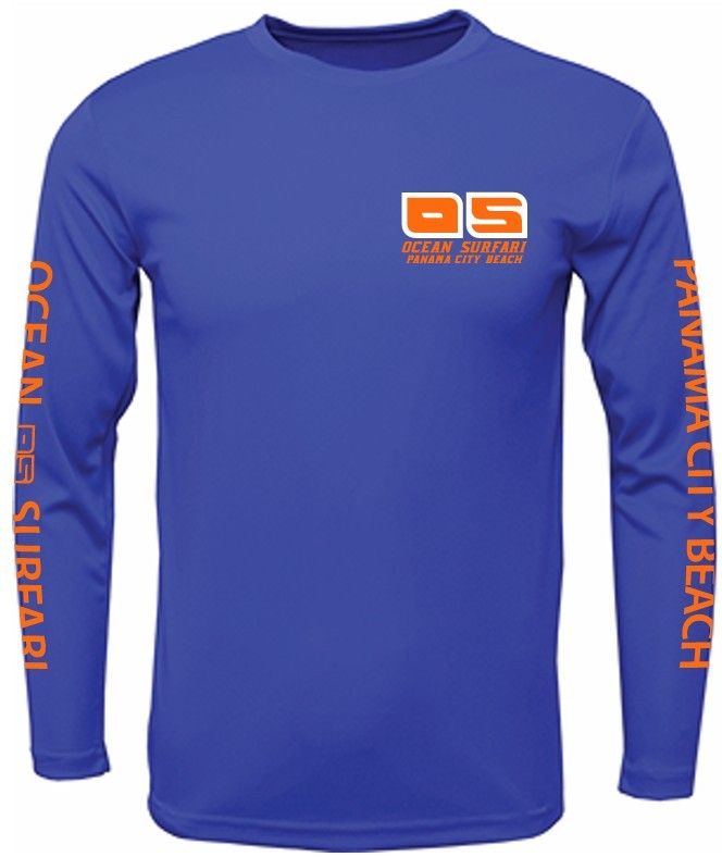 OS PCB SPF 50+ Performance Men&#39;s LS Royal