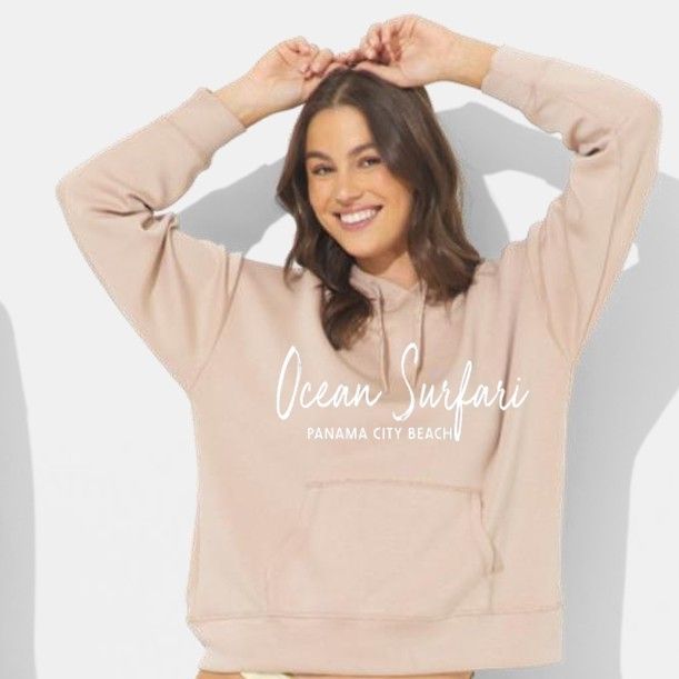 Ladies PCB Cloud Fleece P/O Hoodie Nude