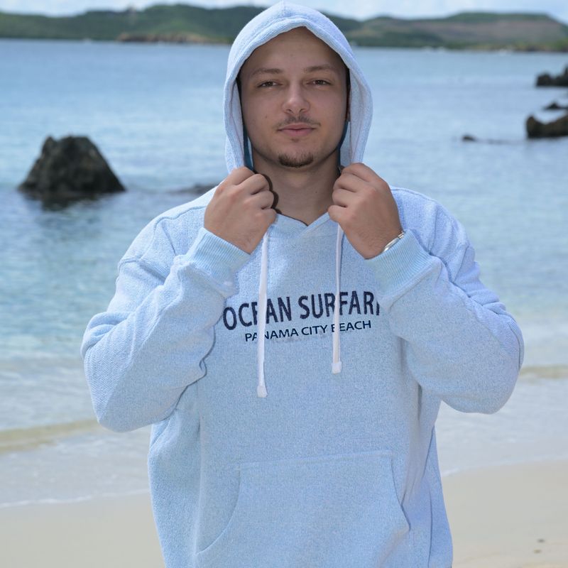 O/S PCB Pull-Over Hoodie Ice Aqua