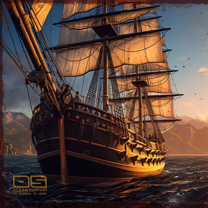 Pirate Towel/Beach Blanket - USVI