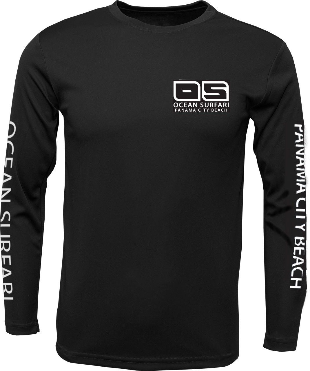 OS PCB SPF 50+ Performance Men&#39;s LS Black