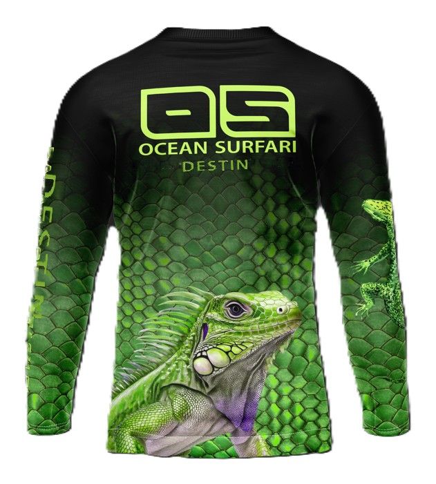 OS SPF 50+ Perf Men&#39;s LS Destin Iguana