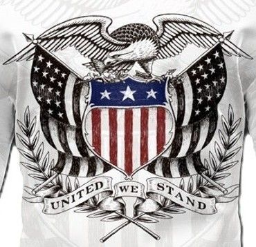 OS SPF 50+ Perf Men&#39;s Hoodie Destin Eagle - White
