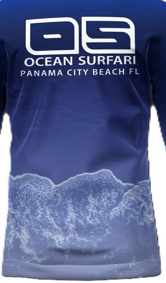 OS SPF 50+ Performance Men&#39;s S/S PCB Ocean - Navy