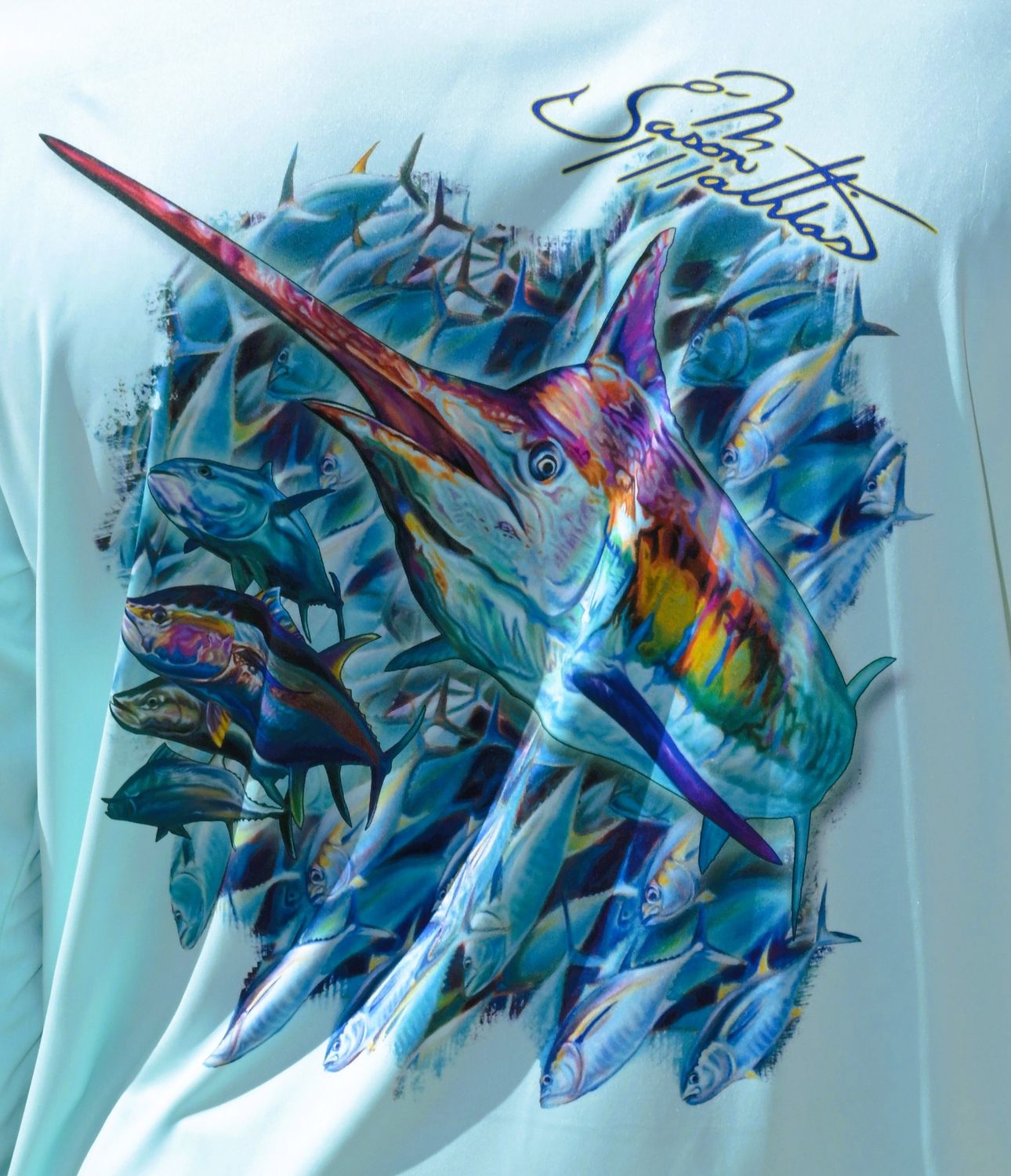 OS SPF 50+ Performance Men&#39;s SS Sushi Roll PCB Seafoam