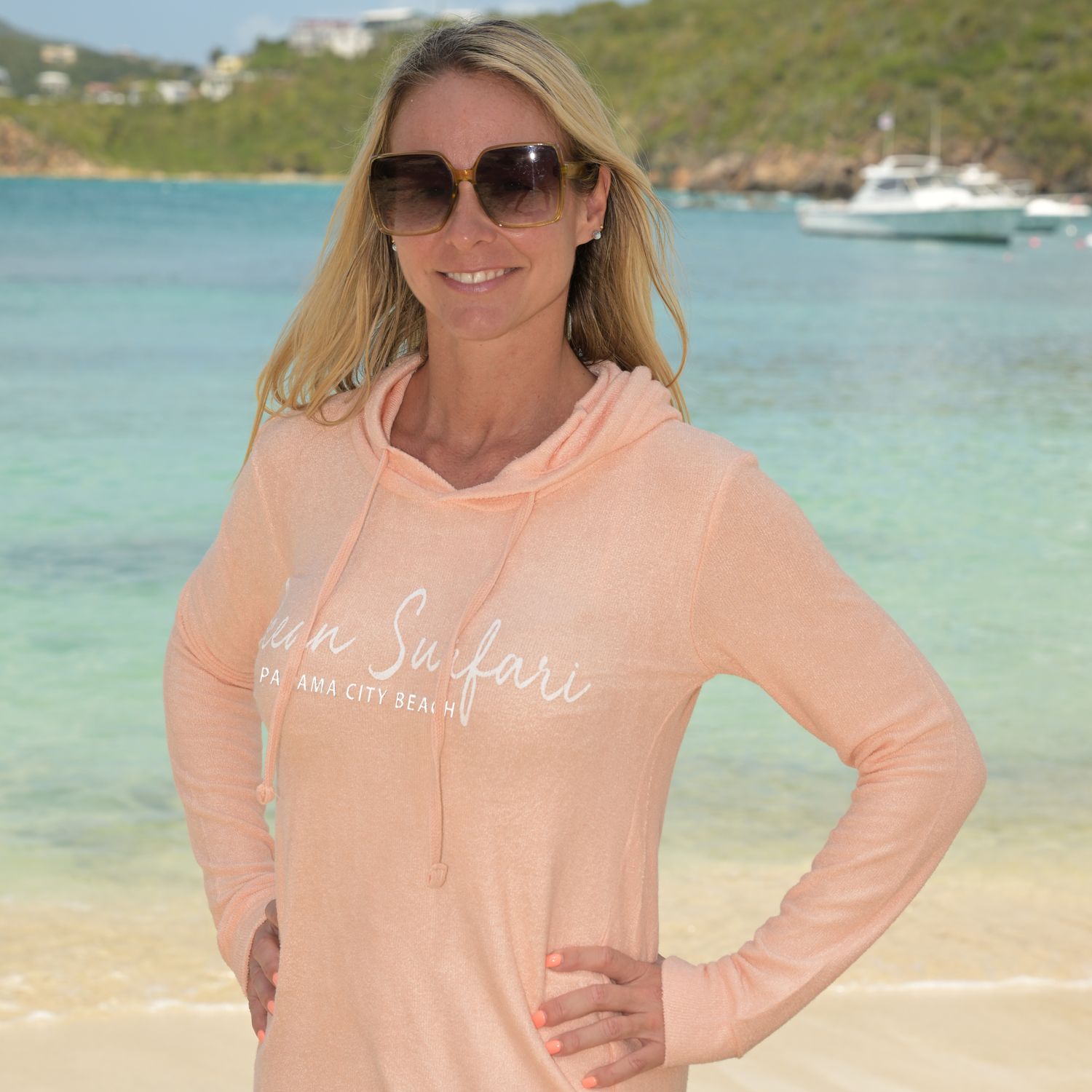 OS PCB Bamboo Hoodie - Peach