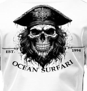 OS SPF 50+ Performance Youth Hoodie PCB - Pirate White