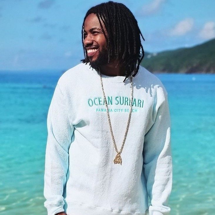 O/S PCB Pull-Over Crew Neck Ice Green