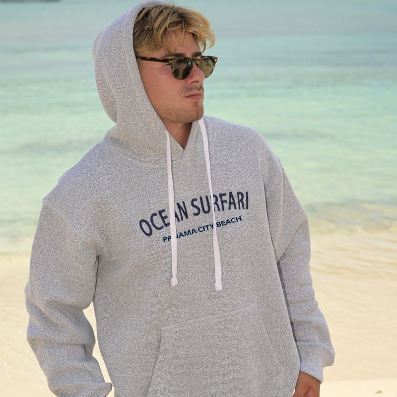 O/S PCB Pull-Over Hoodie Salt &amp; Pepper