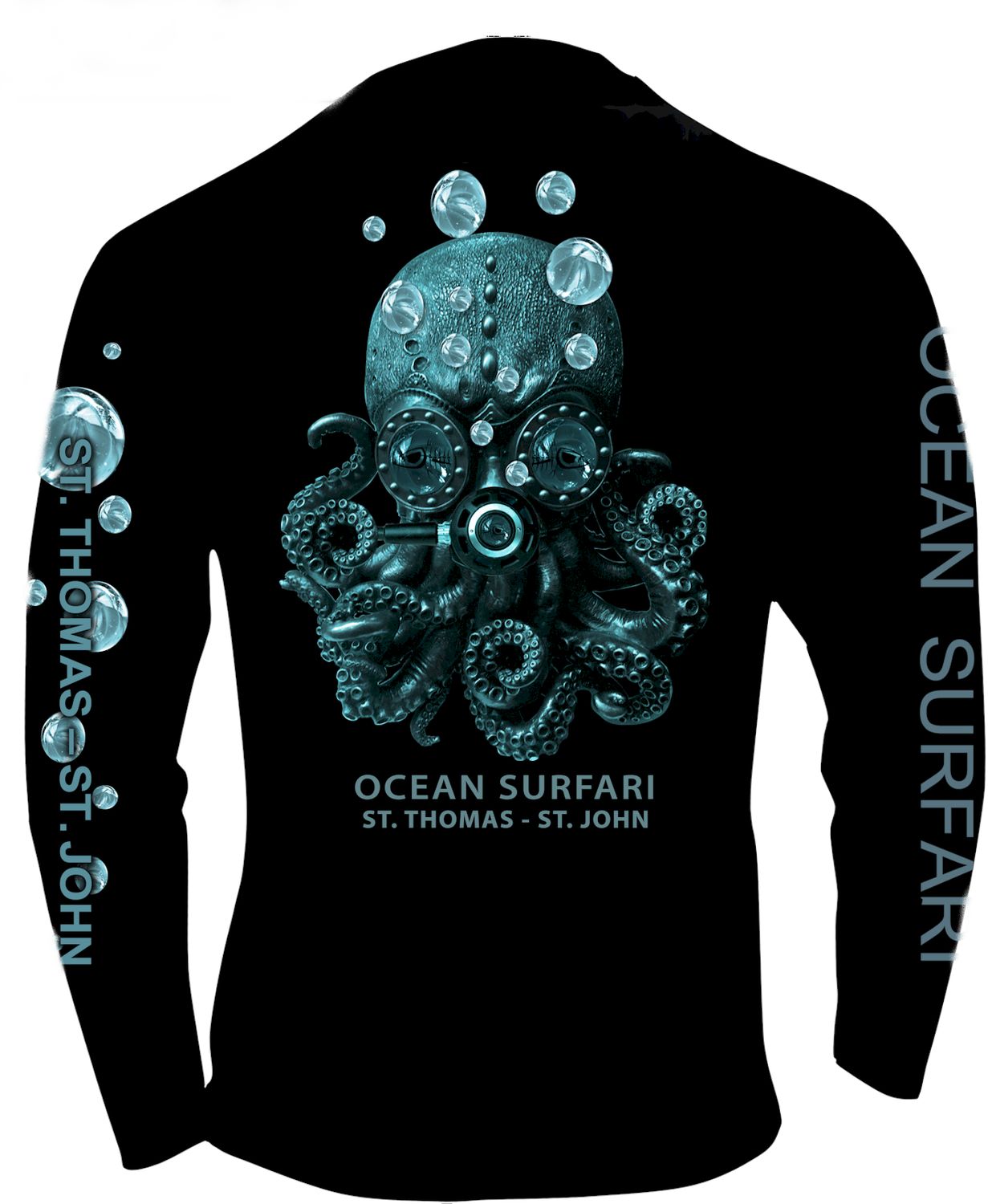 OS USVI SPF 50+ Perf Men's LS Kraken