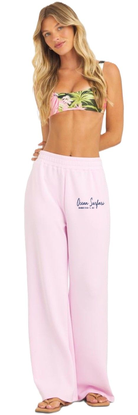Ladies Seacrest Cloud Fleece Pant Paradise Pink