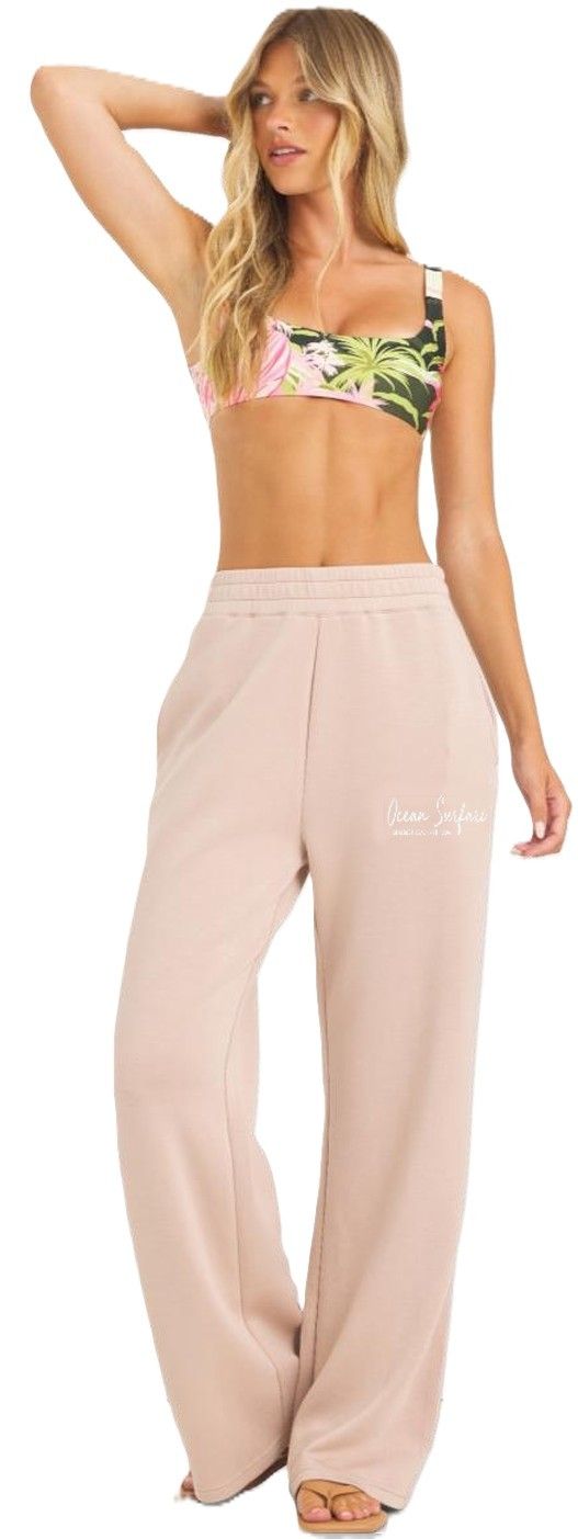 Ladies SCB Cloud Fleece Pant Nude