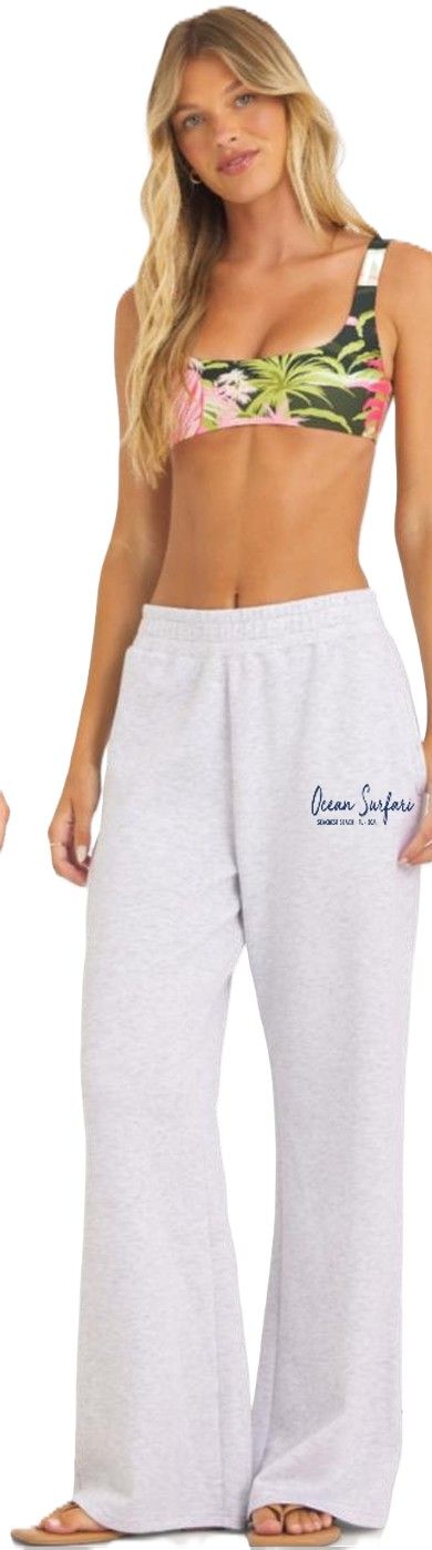 Ladies Seacrest Cloud Fleece Pant Spring Grey