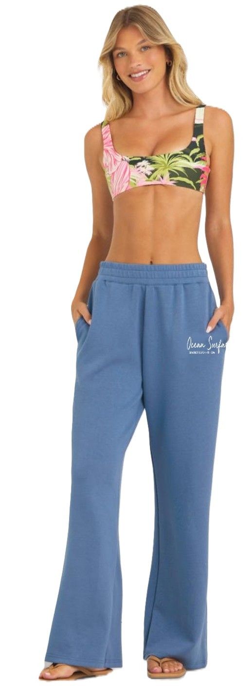 Ladies SCB Cloud Fleece Pant Blue Jean