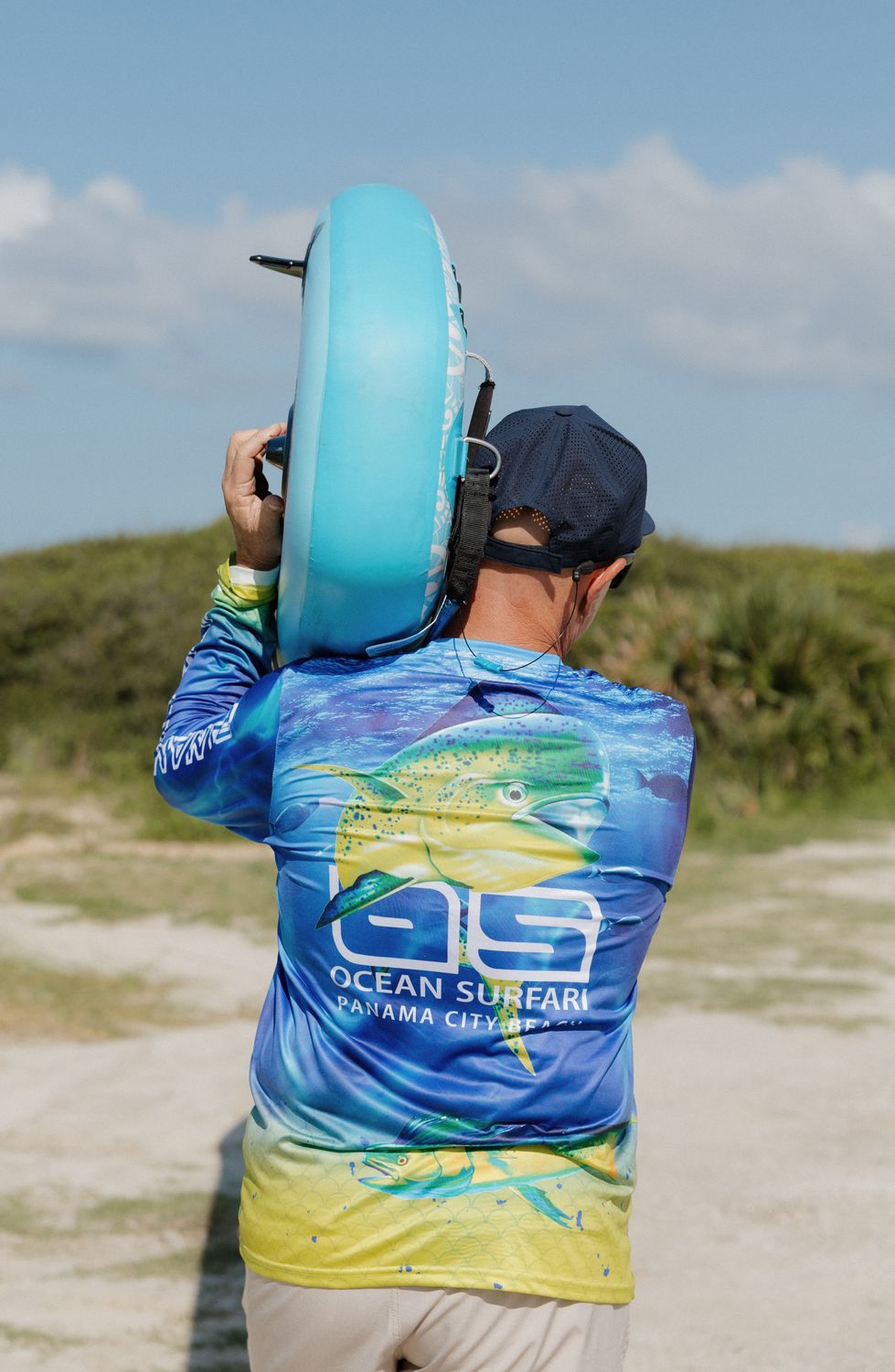 OS SPF 50+ Performance Men's LS PCB Mahi