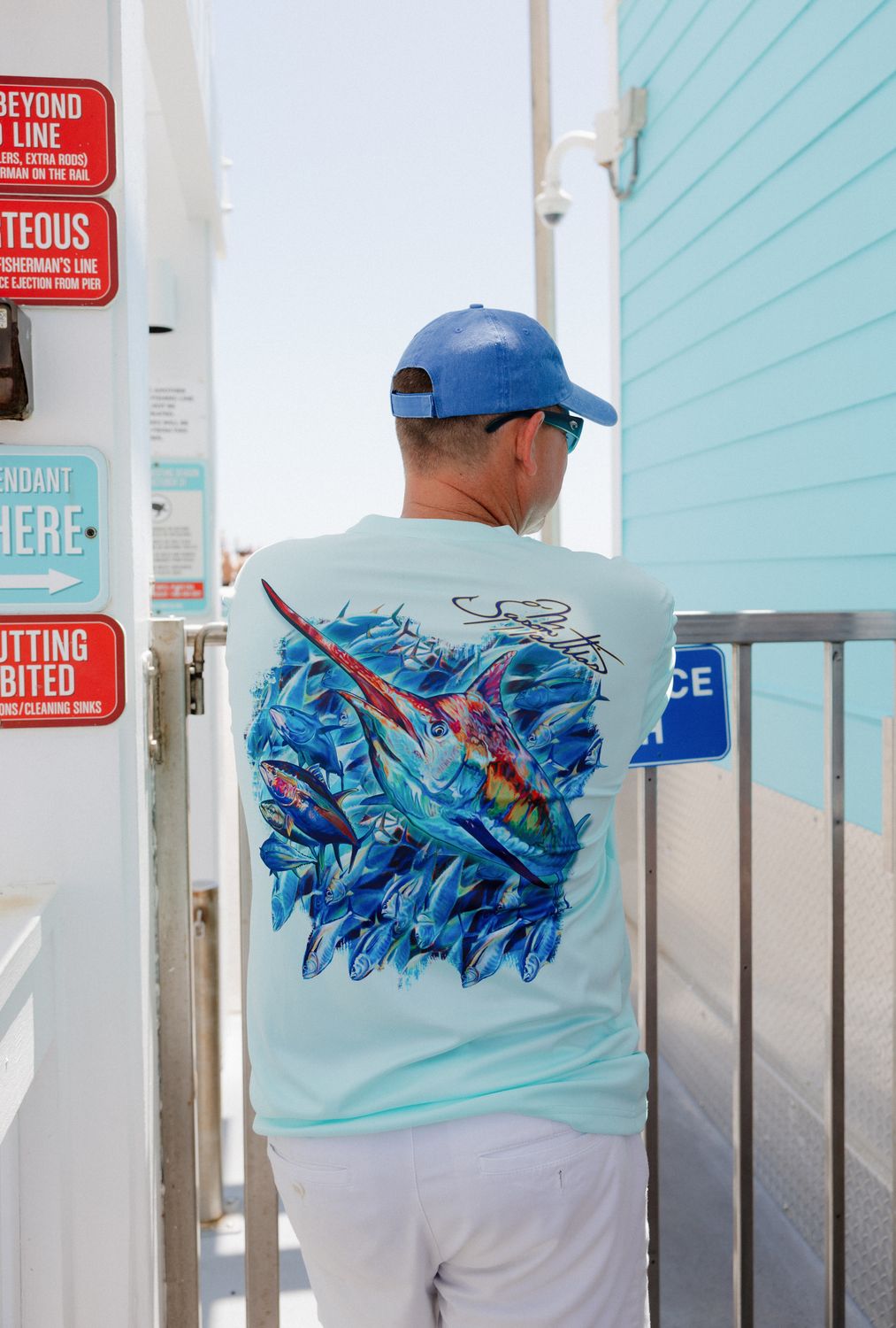 OS SPF 50+ Perf Men's LS Sushi PCB SF