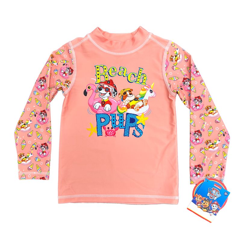 Girls Paw Patrol Toddler SPF 50 Performance LS