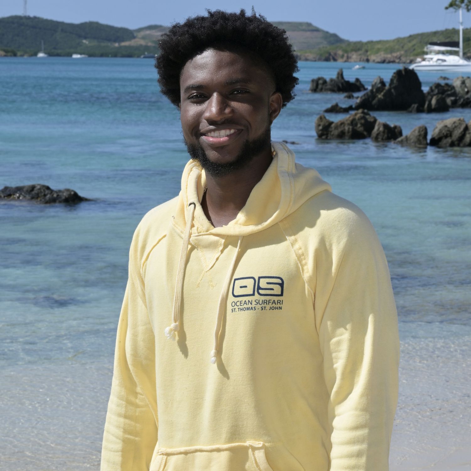 Men's USVI Burnout P/O Hoodie Butter