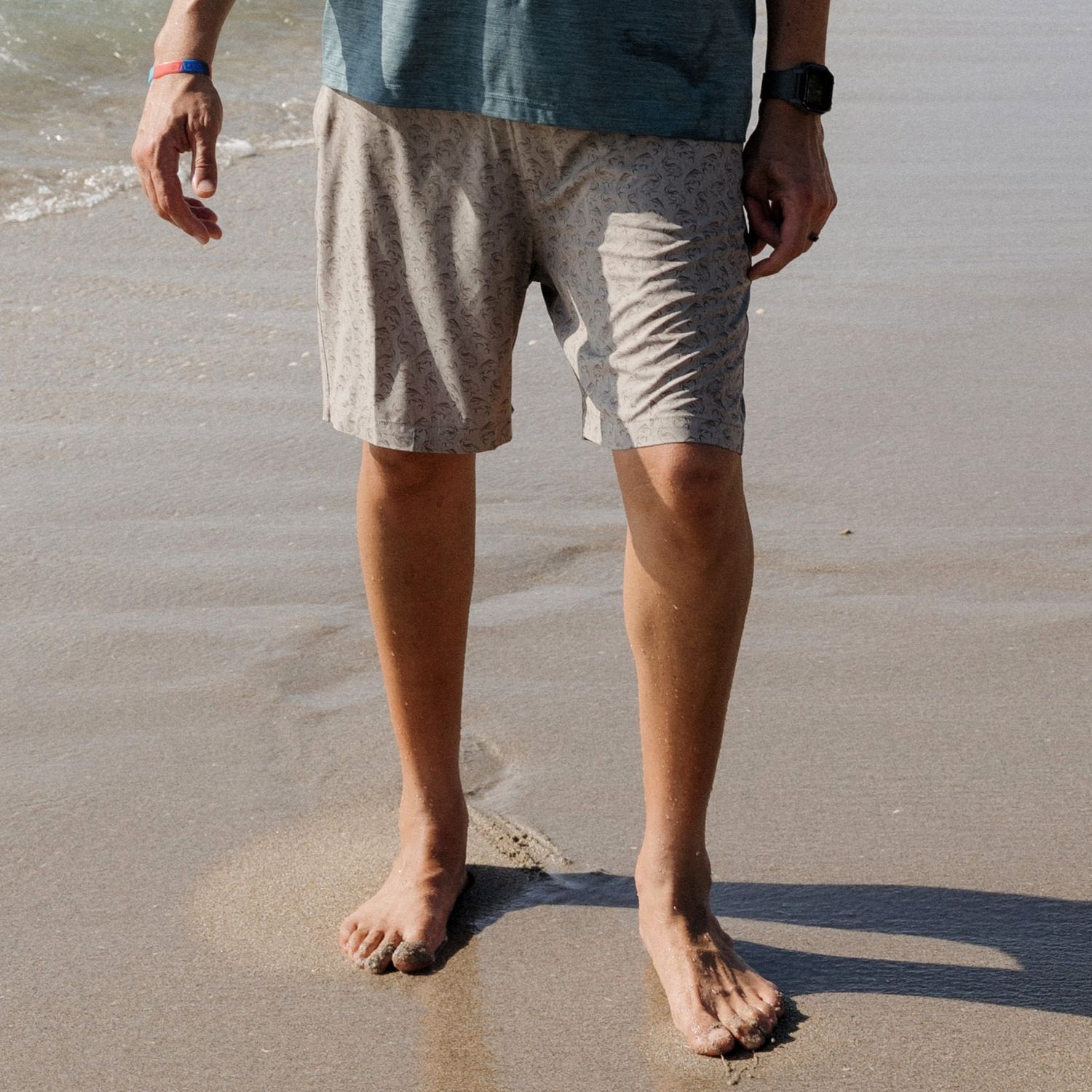 OS H2O Magic Print Boardshort Crossover -  Khaki