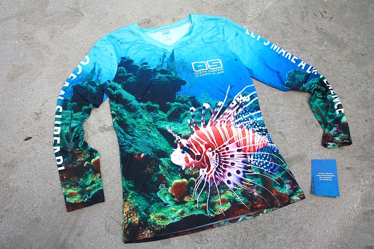 OS USVI SPF 50+ Perf Lad LS Lionfish - FOTP