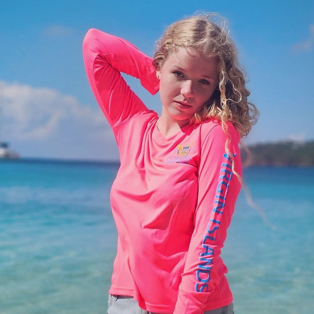 OS SPF 50+ Performance Lad LS VI Flag Neon Pink