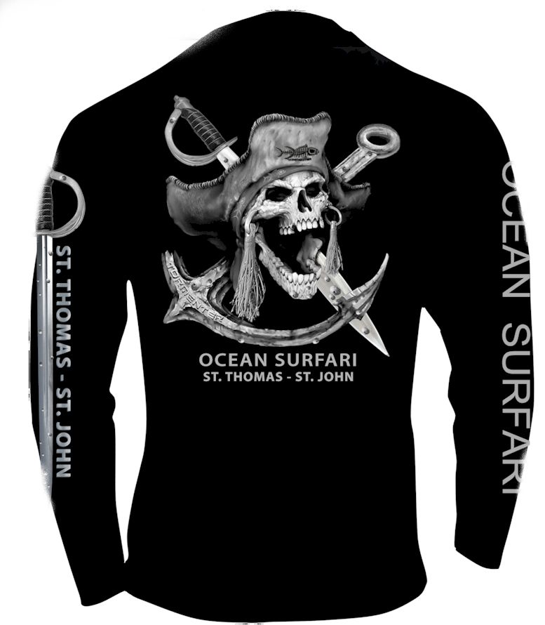 OS USVI SPF 50+ Perf Men's LS Barnacle Bill