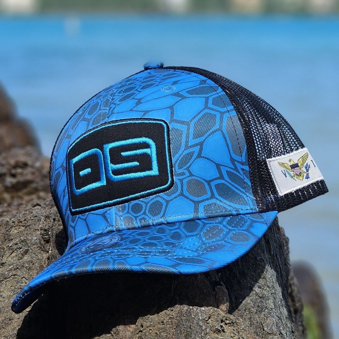 OS USVI Trucker Hat Kryptek , Color: White
