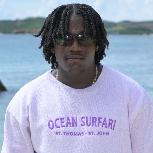 O/S USVI PO Crewneck Ice Lavender