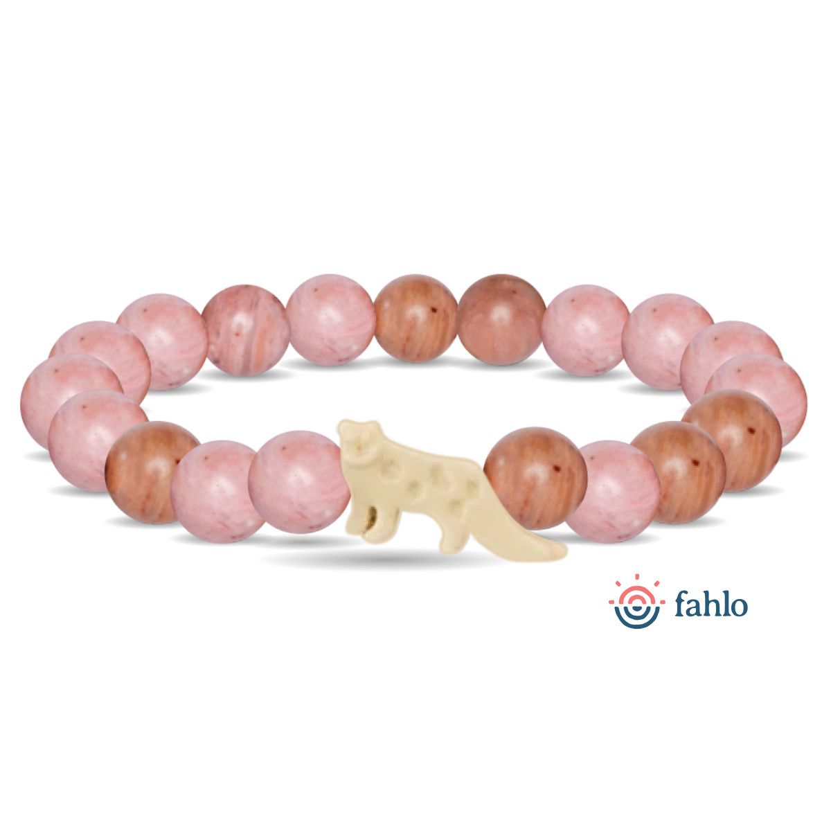 The Ascent Bracelet - Snow Leopard, Color: Wildflower Pink