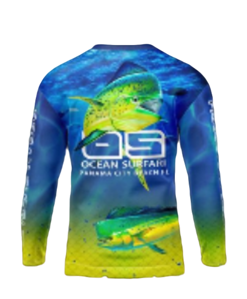 OS USVI SPF 50+ Perf Men's LS Mahi SB