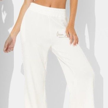 Ladies PCB Cloud Fleece Pant Bright Ivory