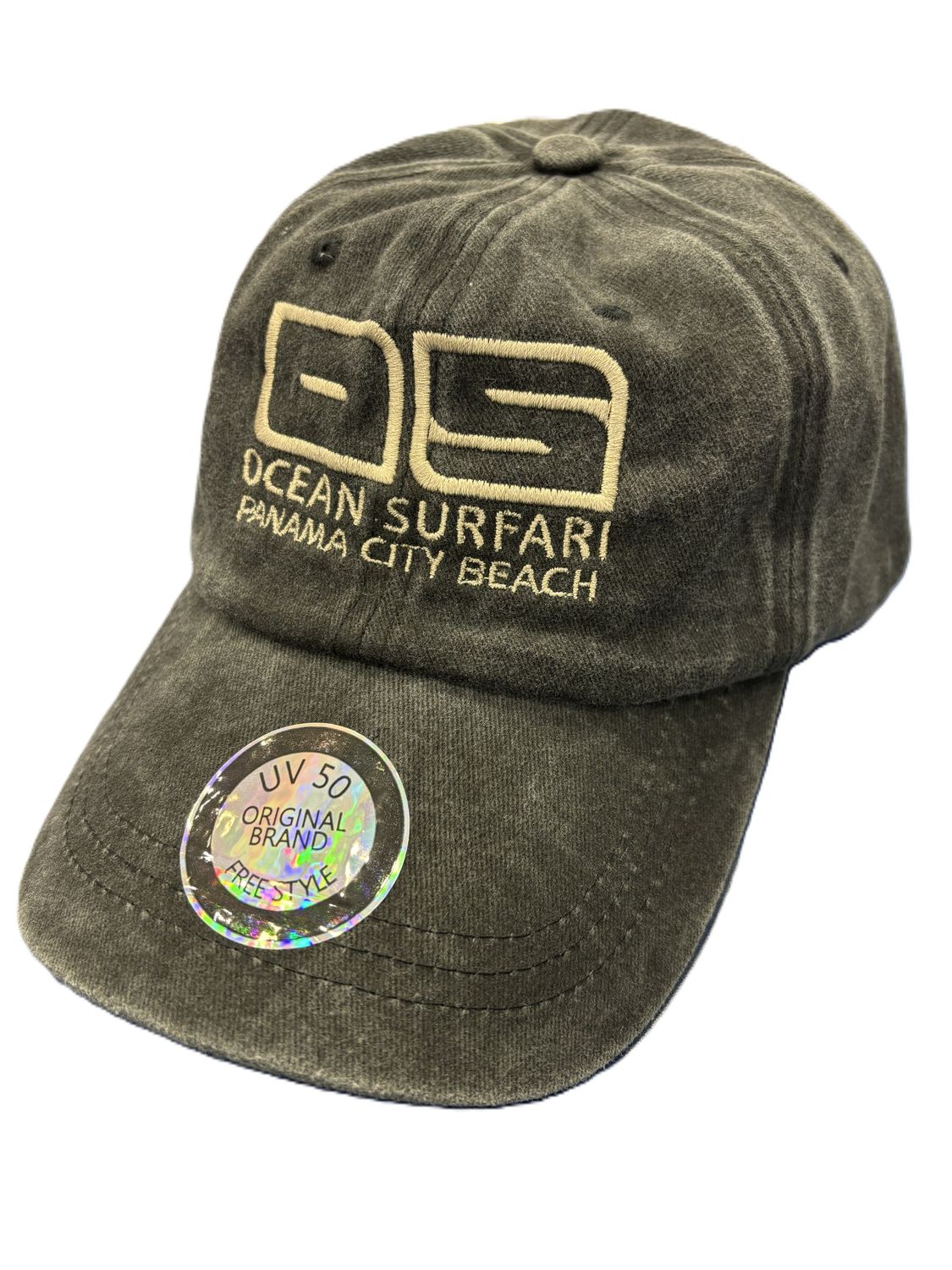 O/S PCB Cotton Baseball Hat, Color: Black