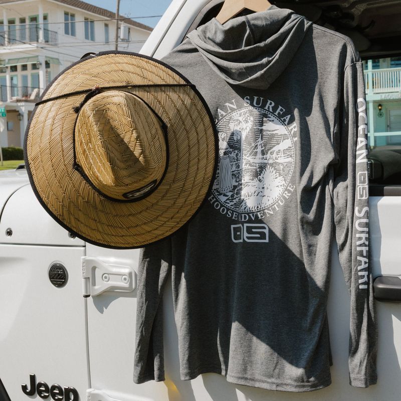 OS PCB SPF 50+ Perf Men's Hoodie HBlk - FL Seal