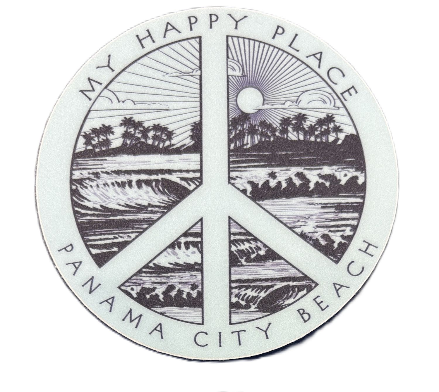 My Happy Place / Peace sign - PCB