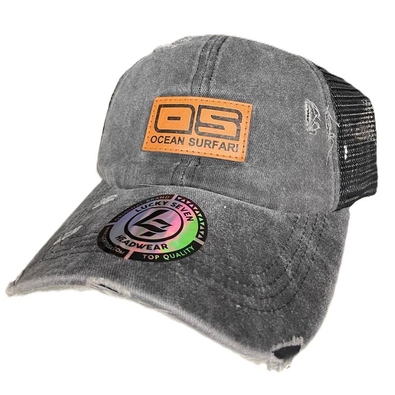 OS Mesh Cap w/Leather Patch