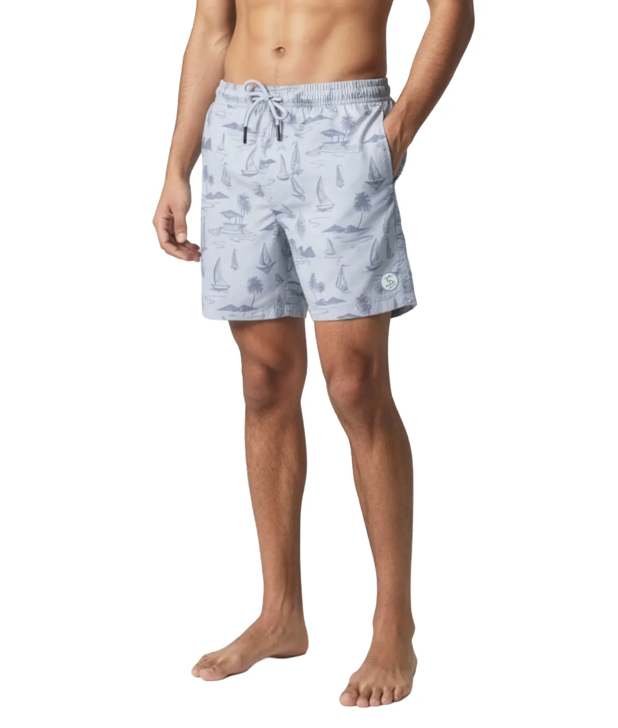 Uzzi Stretch Swim Short Boat - Ice