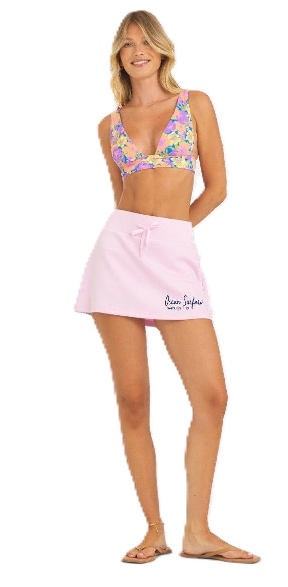 Ladies SCB Cloud Fleece Skort - Paradise Pink