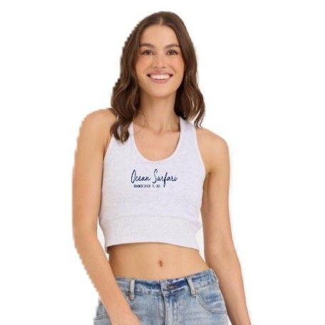 Ladies SCB Cloud Fleece Racer Tank Spring Grey