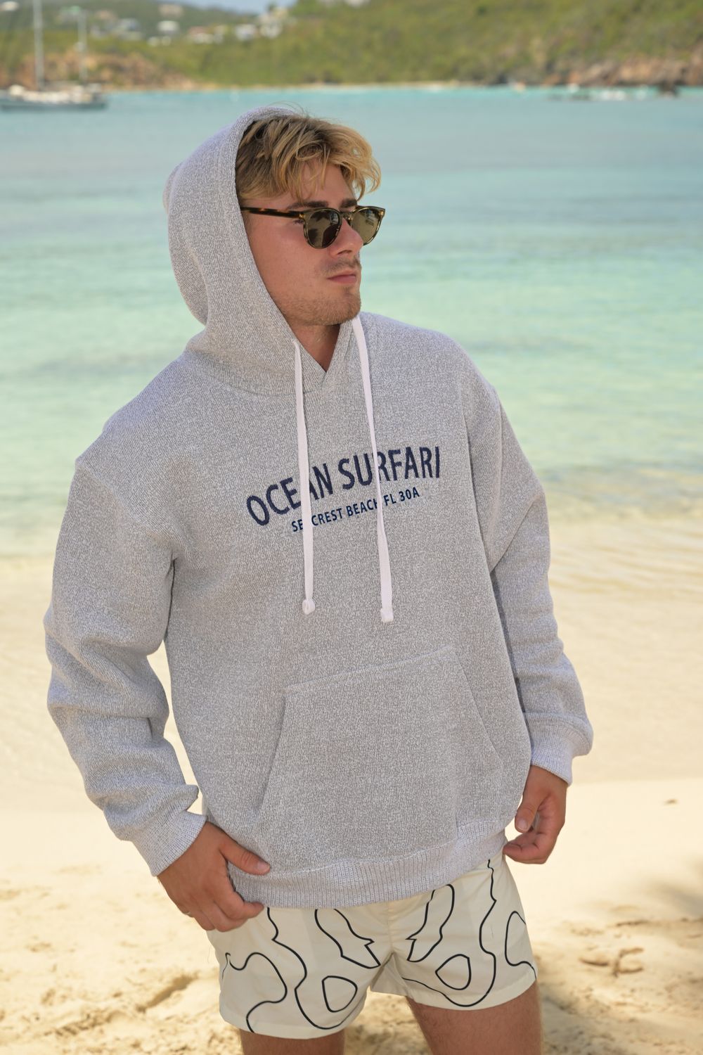 O/S SCB PO Hoodie Salt &amp; Pepper
