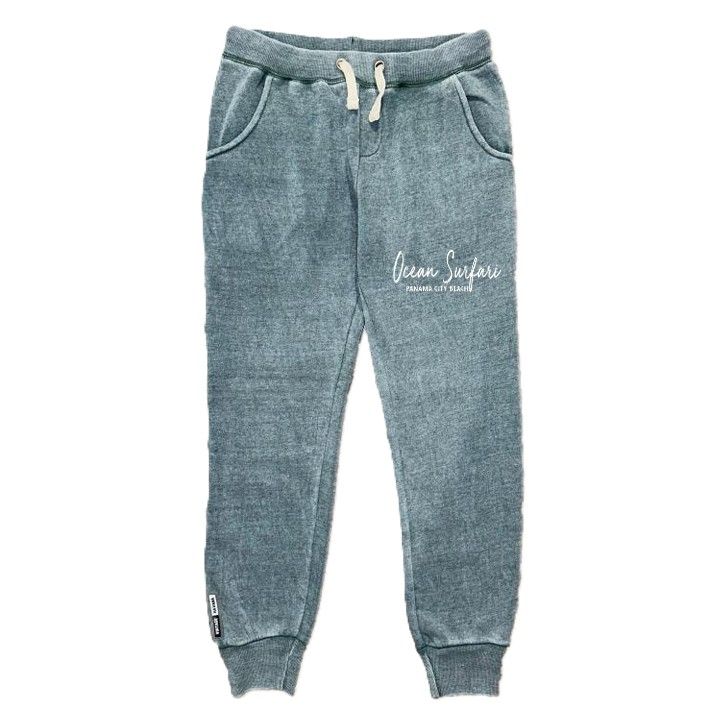 OS PCB Kids Cuff Bottom Sweatpants - Dark Sage