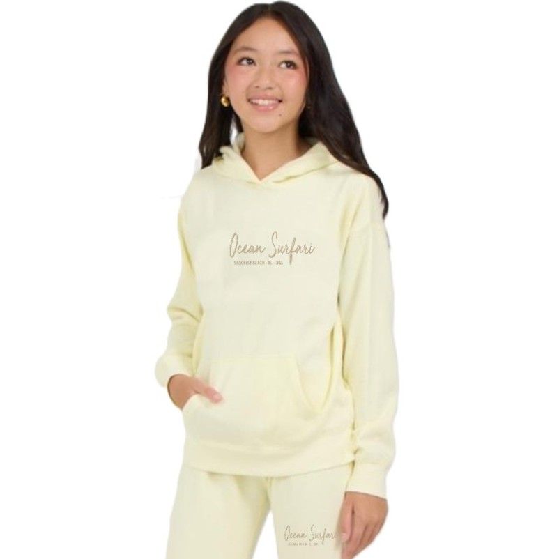 O/S SCB Toddler Burnout P/O Hoodie - Sunshine Yellow