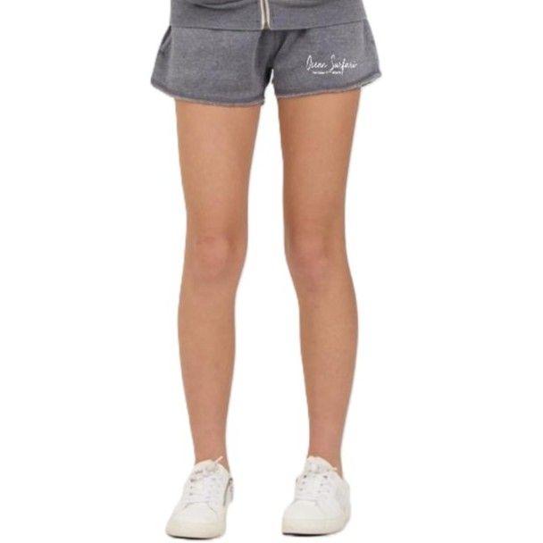 OS PCB Toddler Burnout Fleece Shorts - Steel Grey