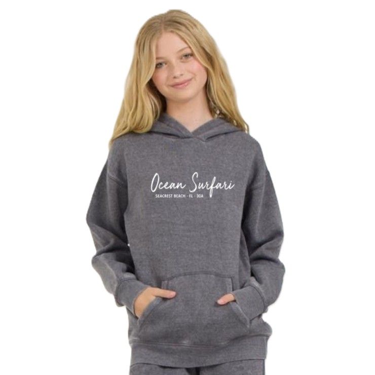 O/S SCB Toddler Burnout P/O Hoodie - Steel Grey