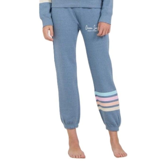 OS PCB Kids HTR Fleece Jogger w/Twill Tape - Denim