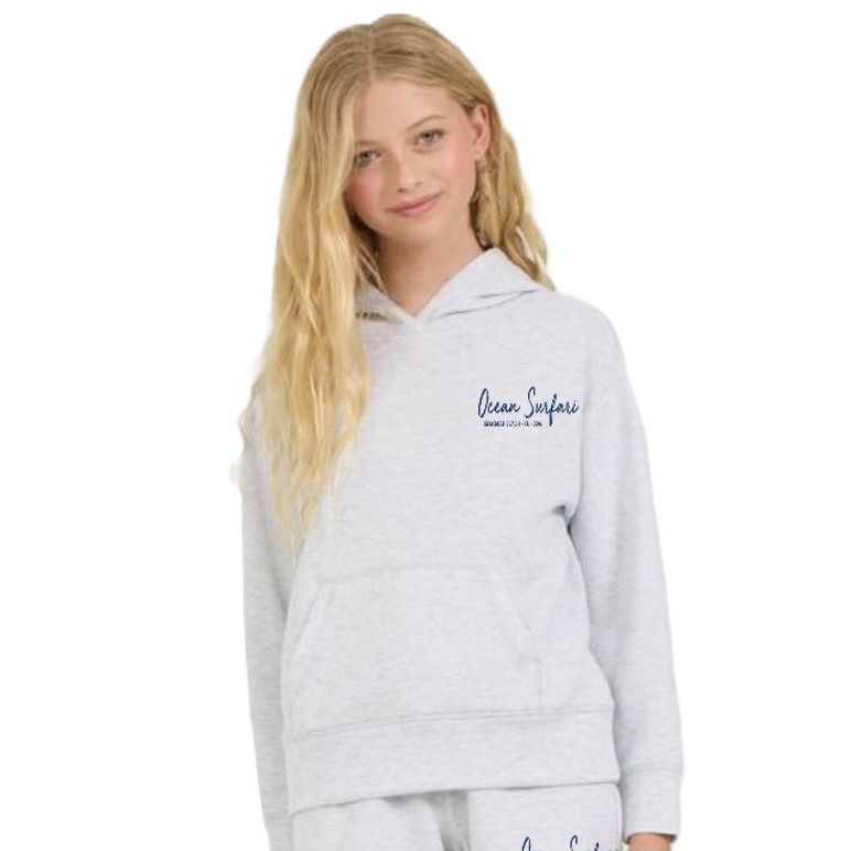 O/S SCB Kids Cloud Fleece Hoodie - Spring Grey