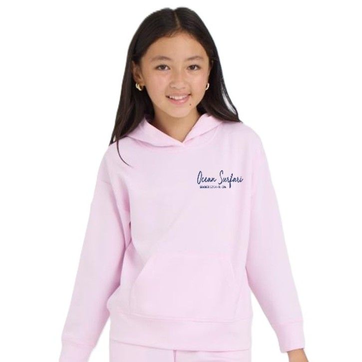 O/S SCB Kids Cloud Fleece Hoodie - Paradise Pink