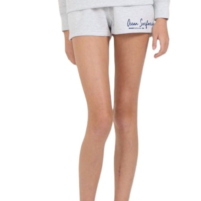 O/S SCB Kids Cloud Fleece Shorts - Spring Grey